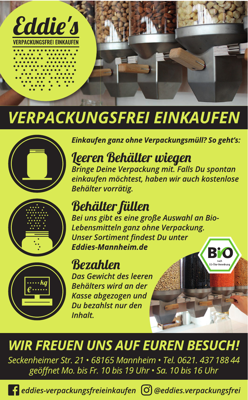 Eddie´s Verpackungsfrei Einkaufen Eddie´s Verpackungsfrei Einkaufen
