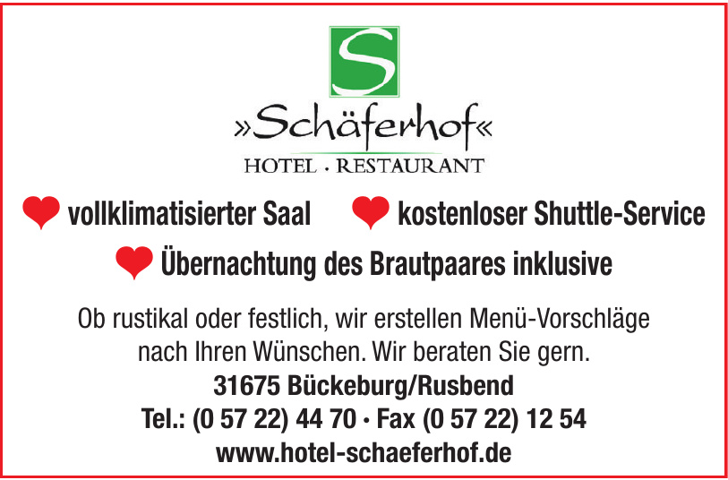 Hotel - Restaurant Schöferhof