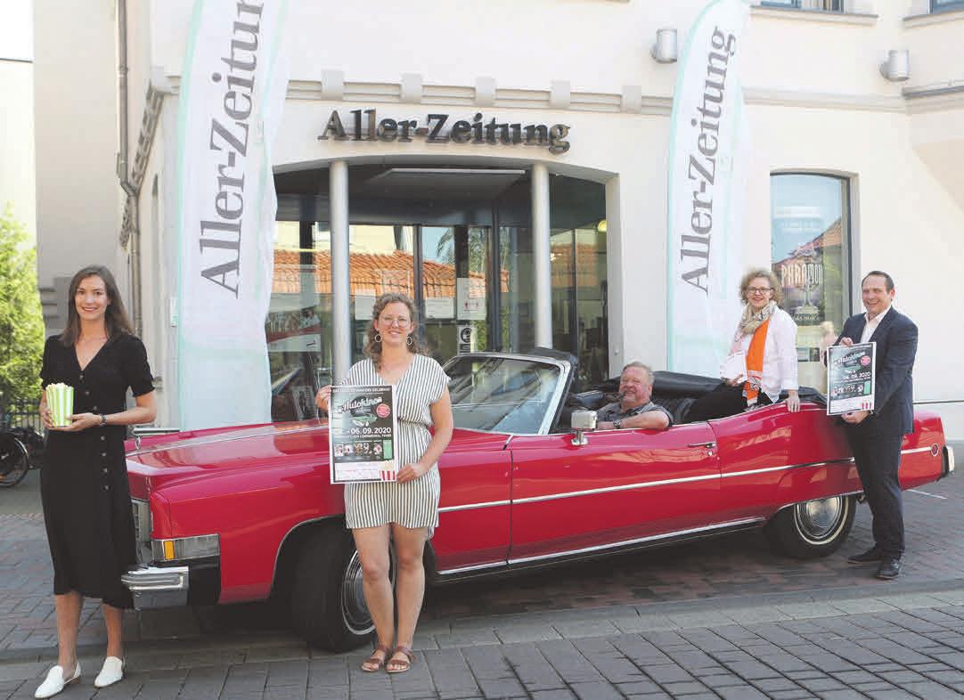 Das Organisatoren-Team freut sich bereits auf die zweite AZ-Autokino-Runde. Foto: Sebastian Preuß Das Organisatoren-Team freut sich bereits auf die zweite AZ-Autokino-Runde. Foto: Sebastian Preuß
