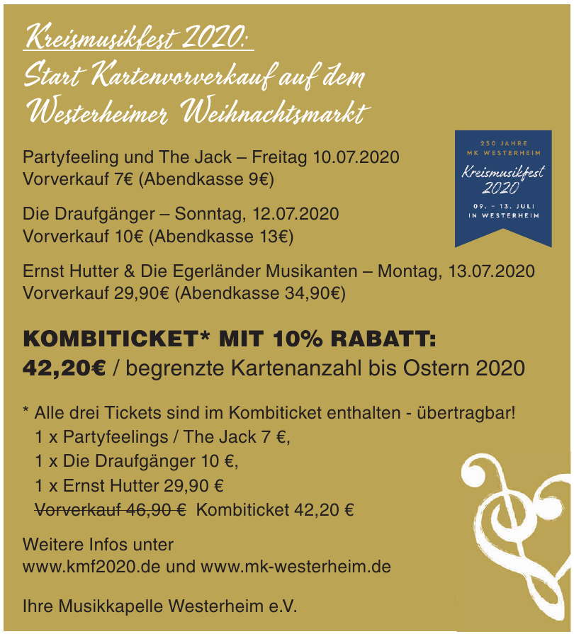 Musikkapelle Westerheim e.V. Musikkapelle Westerheim e.V.