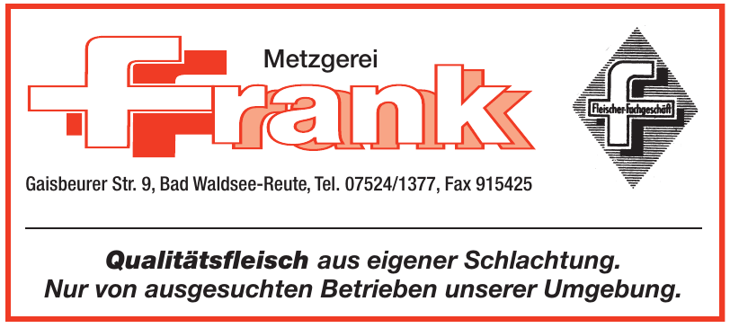 Metzgerei Frank Metzgerei Frank