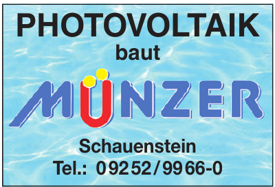 Photovoltaik baut Münzer Photovoltaik baut Münzer