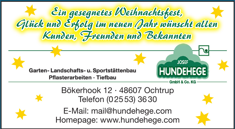 Josef Hundehege GmbH & Co. KG Josef Hundehege GmbH & Co. KG