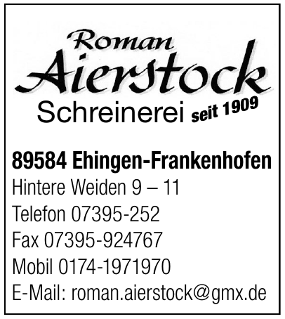 Roman Aierstock Schreienrei Roman Aierstock Schreienrei