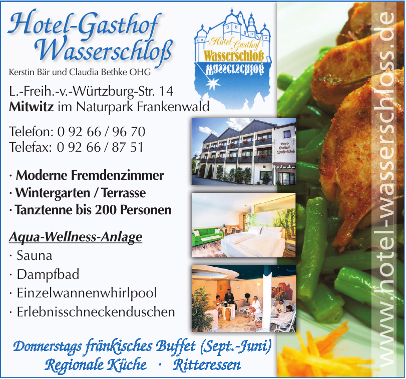 Hotel-Gasthof Wasserschloß Hotel-Gasthof Wasserschloß