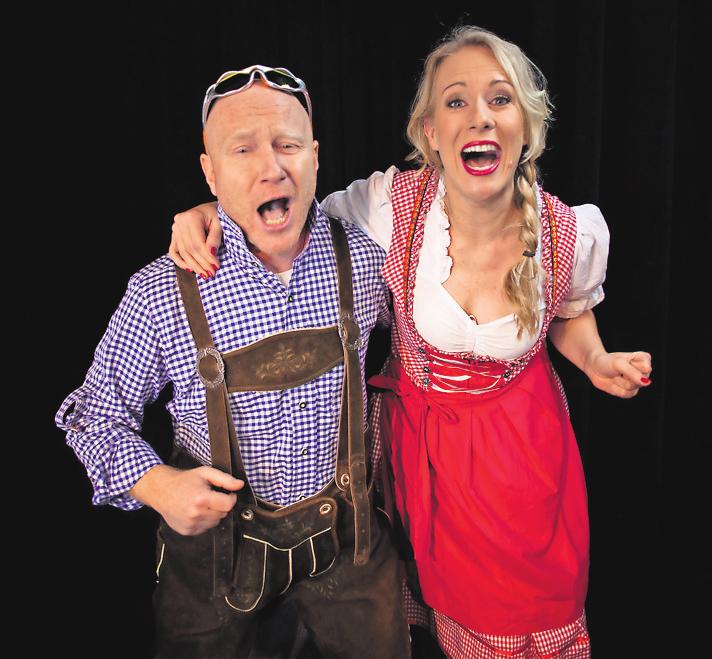 „Wir verschlafen das“/ Szene mit Elisabeth Sonntag und Matthias Avemarg Foto © M.Zwiener „Wir verschlafen das“/ Szene mit Elisabeth Sonntag und Matthias Avemarg Foto © M.Zwiener