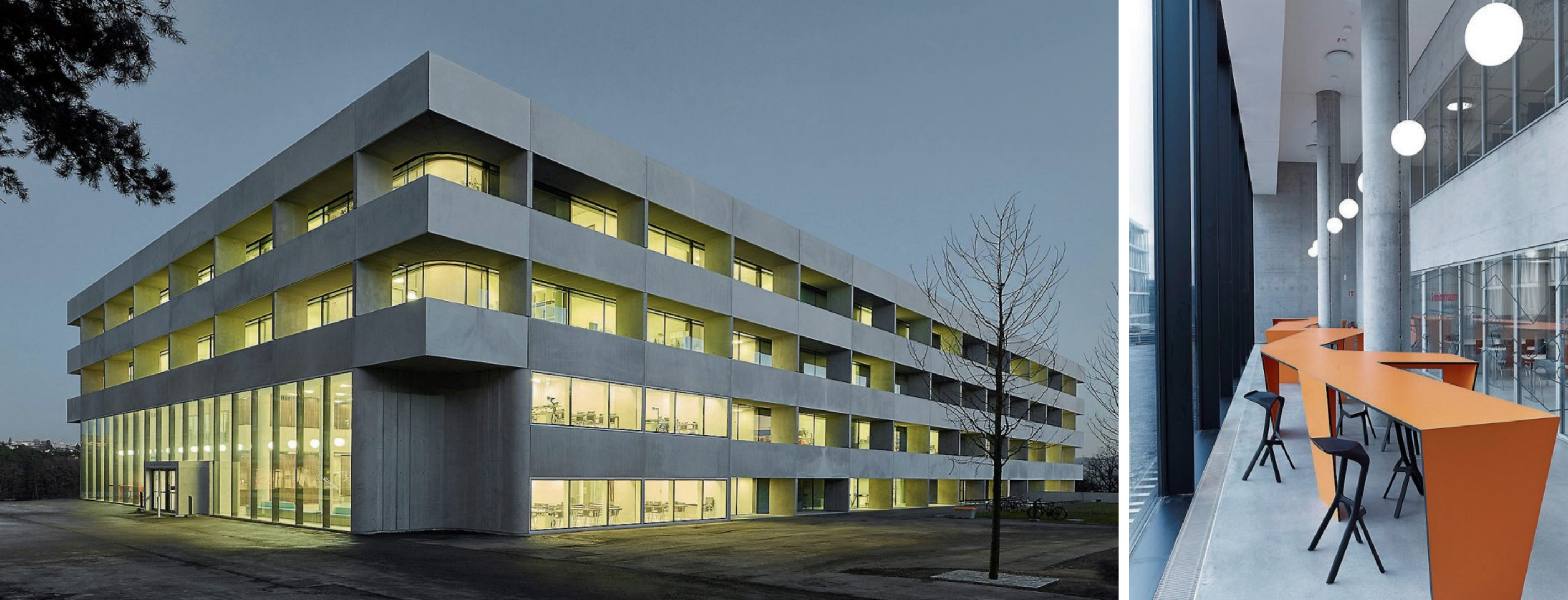Das 100 Meter lange und 50 Meter breite neue Forschungsgebäude bietet Platz für modernste Labore, Werkstätten, Seminarräume, Hörsaal, Büros und Kommunikationsbereiche. Bilder: Vermögen und Bau Baden-Württemberg