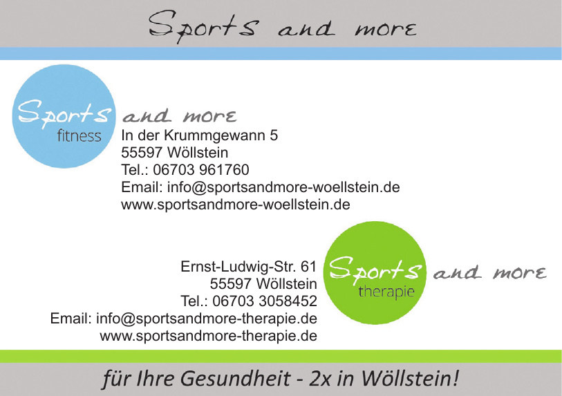 Sports and more Therapie