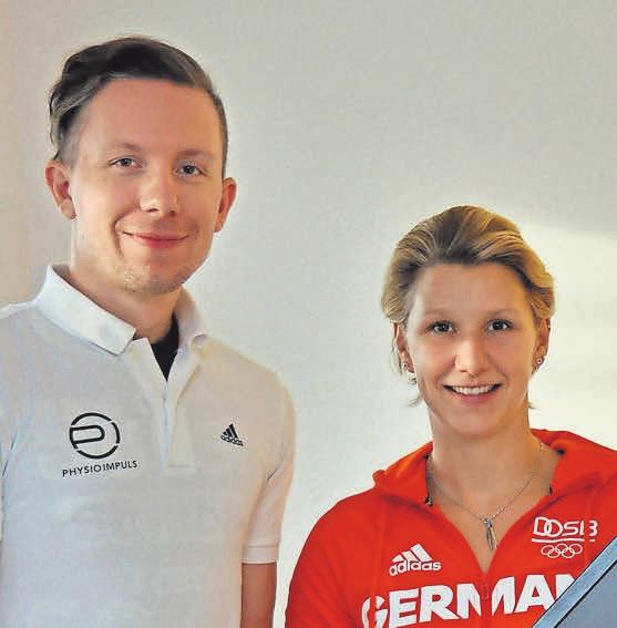 Sabrina Hering-Pradler, Silbermedaillengewinnerin in Rio bei den Olympischen Spielen, gehört zu den Kunden von Lars Papenberg. Sabrina Hering-Pradler, Silbermedaillengewinnerin in Rio bei den Olympischen Spielen, gehört zu den Kunden von Lars Papenberg.