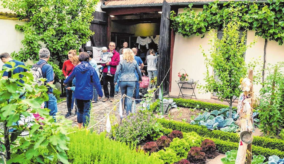 Die Gestaltung der Höfe kommt immer gut bei den Besuchern an. FOTO: THOMAS ZEHRER Die Gestaltung der Höfe kommt immer gut bei den Besuchern an. FOTO: THOMAS ZEHRER