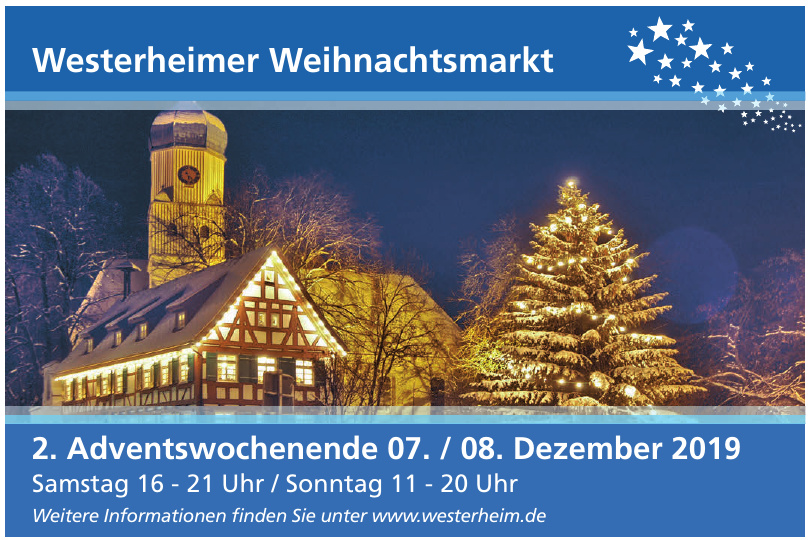 Westerheimer Weihnachtsmarkt Westerheimer Weihnachtsmarkt