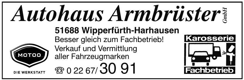 Autohaus Armbrüster GmbH Autohaus Armbrüster GmbH