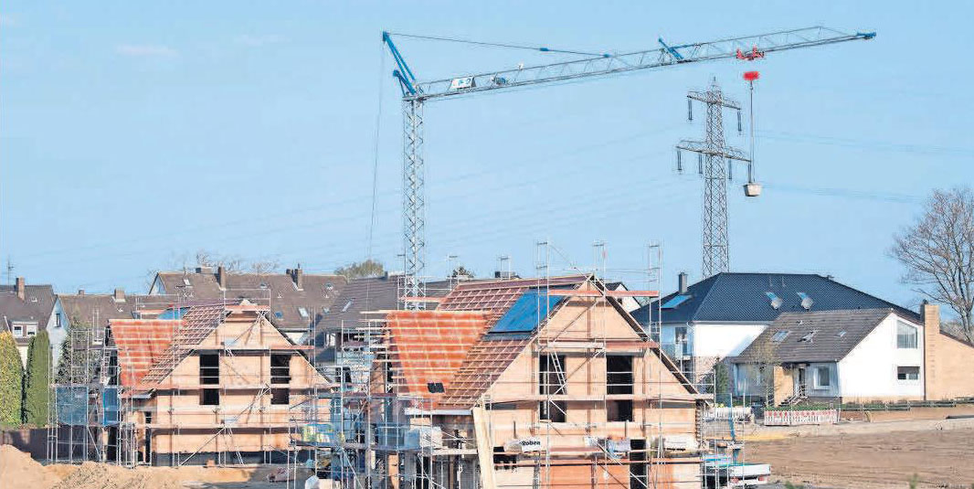 Gebaut wird viel, auch bei Potsdam. Gebaut wird viel, auch bei Potsdam.