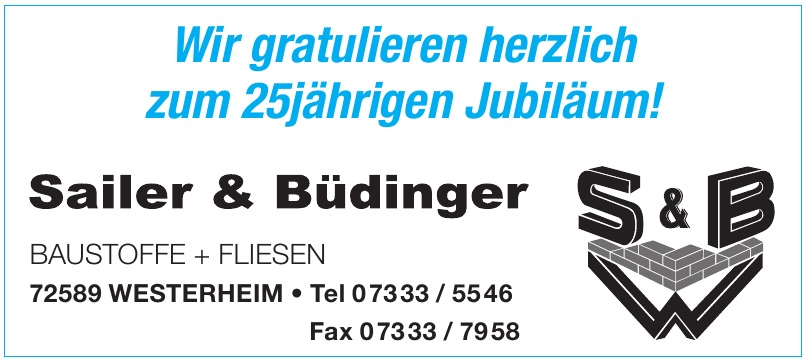 Sailer & Büdinger GmbH & Co. KG Sailer & Büdinger GmbH & Co. KG