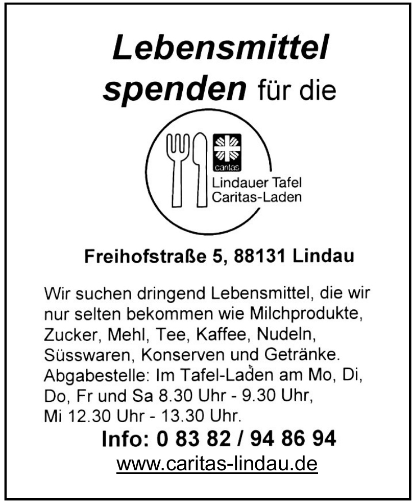 Caritas Lindau Caritas Lindau