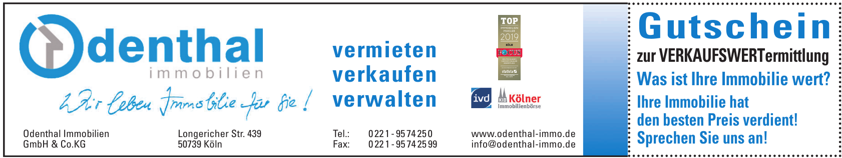Odenthal Immobilien GmbH & Co. KG Odenthal Immobilien GmbH & Co. KG