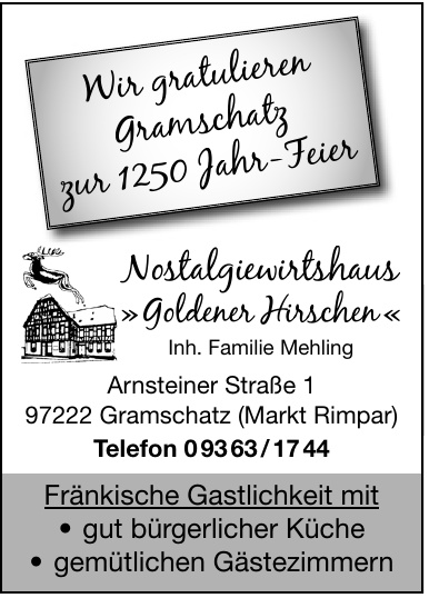 Nostalgiewirtshaus »Goldener Hirschen«