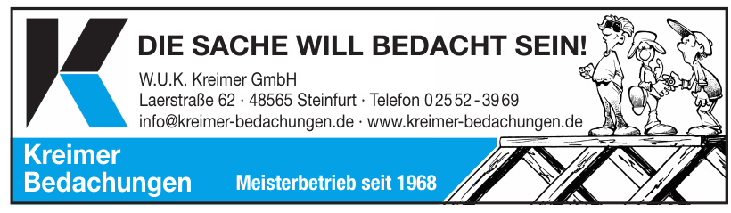 W.U.K. Kreimer GmbH - Bedachungsgeschäft W.U.K. Kreimer GmbH - Bedachungsgeschäft