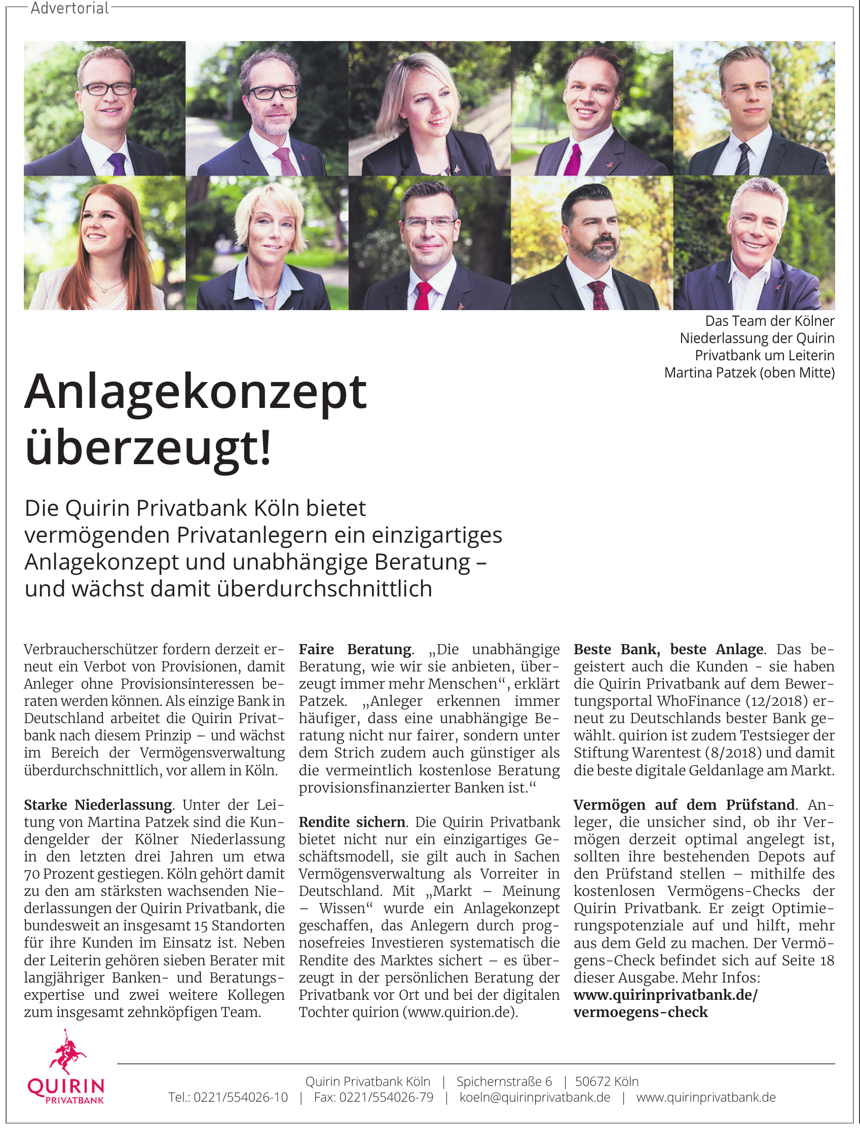 Quirin Privatbank AG Quirin Privatbank AG