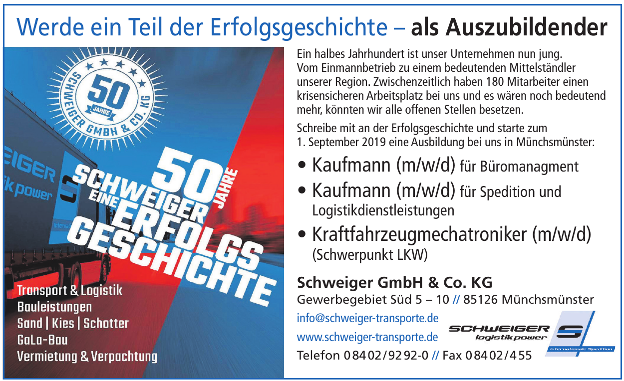 Schweiger GmbH & Co. KG Schweiger GmbH & Co. KG
