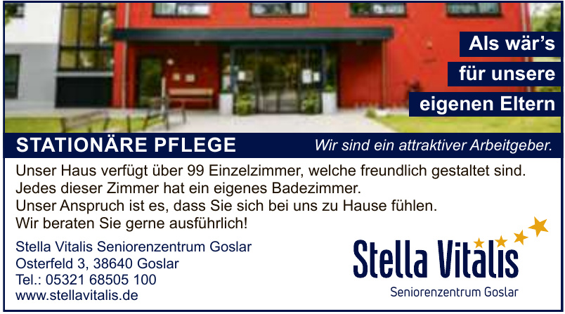 Stella Vitalis Seniorenzentrum Goslar