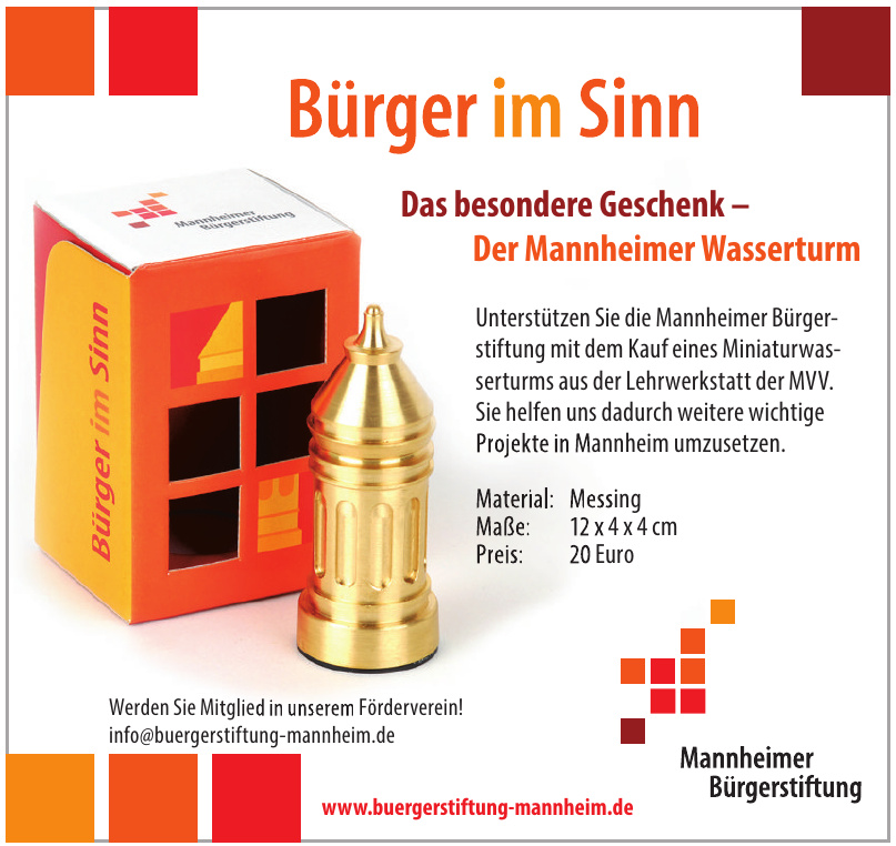 Mannheimer Bürgerstiftung Mannheimer Bürgerstiftung