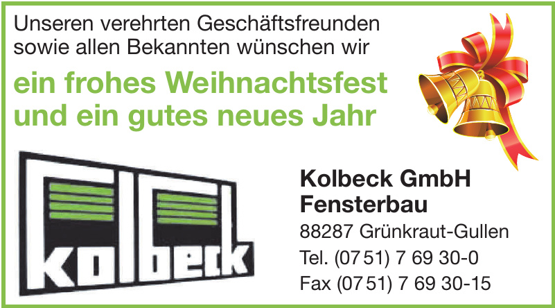 Kolbeck GmbH Fensterbau