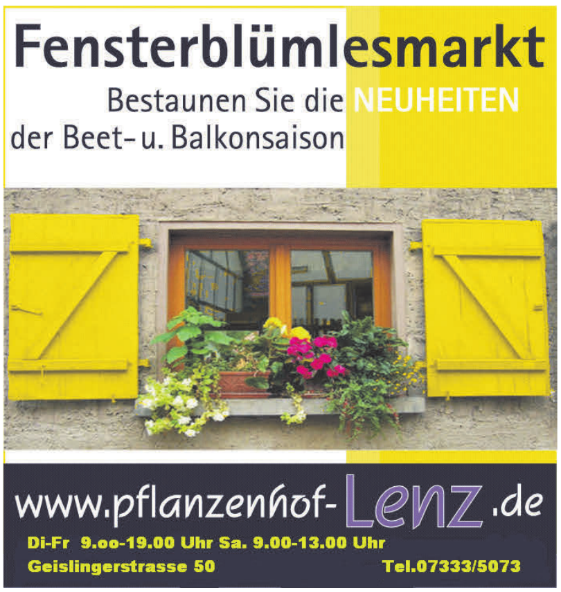 Pflanzenhof Lenz e.K. Inh. Gerd Fleischmann-Lenz Pflanzenhof Lenz e.K. Inh. Gerd Fleischmann-Lenz