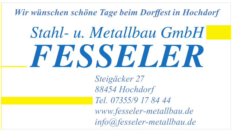 Fesseler Stahl- u. Metallbau GmbH Fesseler Stahl- u. Metallbau GmbH