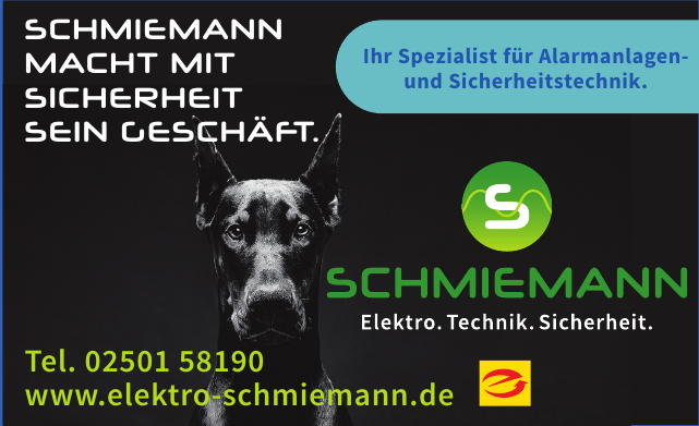 Schmiemann Lektro. Technik. Sicherheit. Schmiemann Lektro. Technik. Sicherheit.