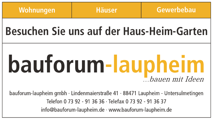 Bauforum-Laupheim GmbH Bauforum-Laupheim GmbH