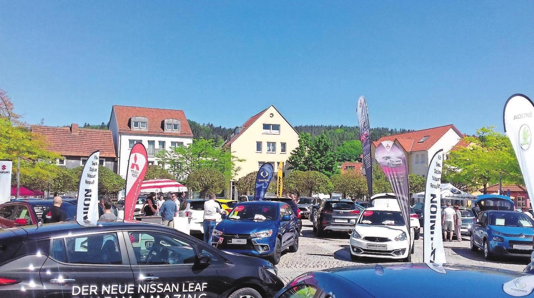 Besucher der Autoschau können sich von den Fachhändlern beraten lassen. Fotos: HGV Besucher der Autoschau können sich von den Fachhändlern beraten lassen. Fotos: HGV