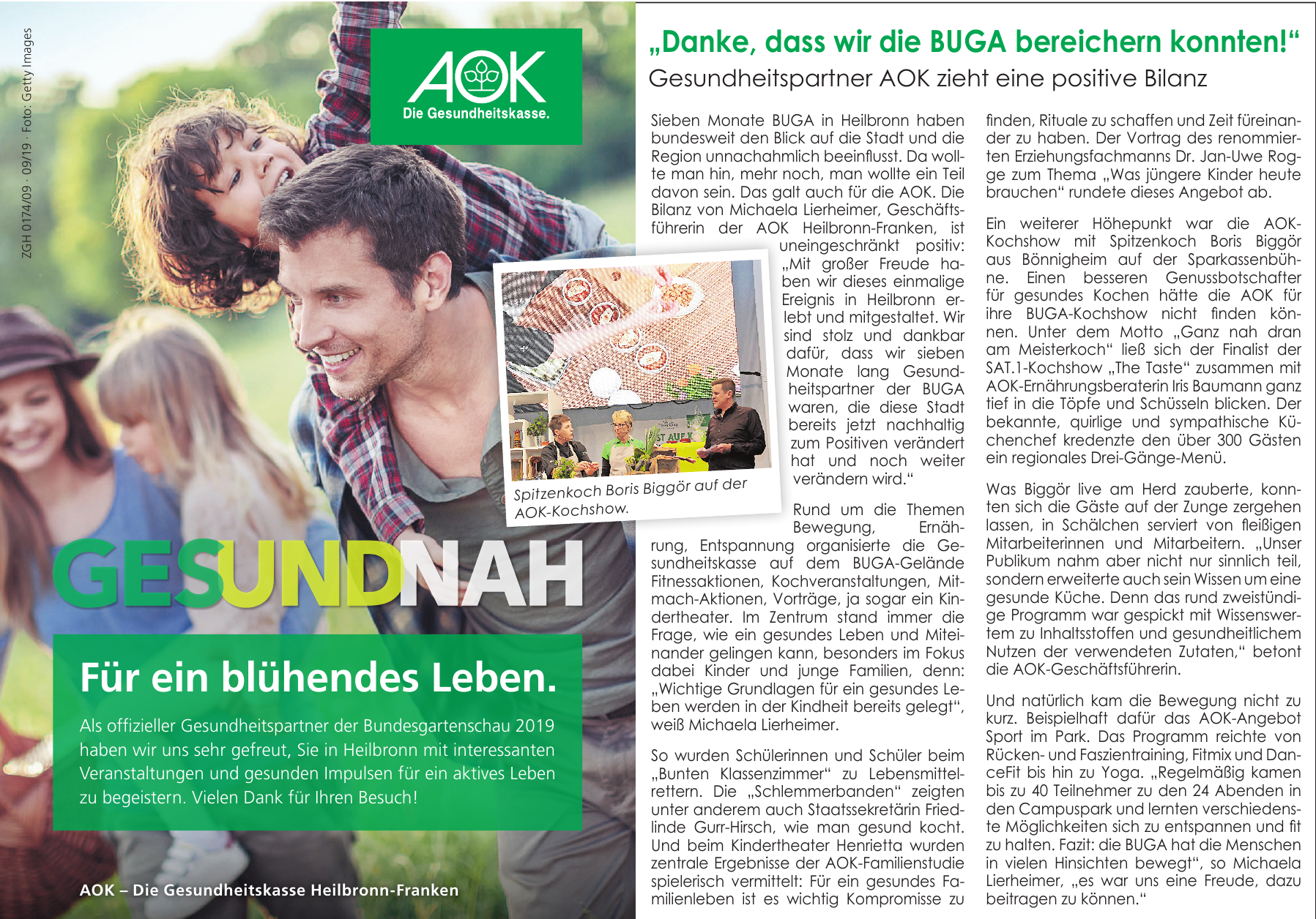 AOK – Die Gesundheitskasse Heilbronn-Franken AOK – Die Gesundheitskasse Heilbronn-Franken