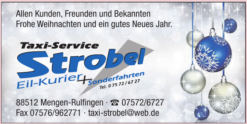 Reise- & Taxi Service Strobel