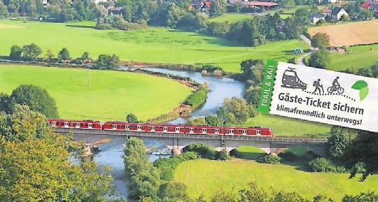 Gäste der Naturregion Sieg fahren kostenlos mit der Bahn. Gäste der Naturregion Sieg fahren kostenlos mit der Bahn.