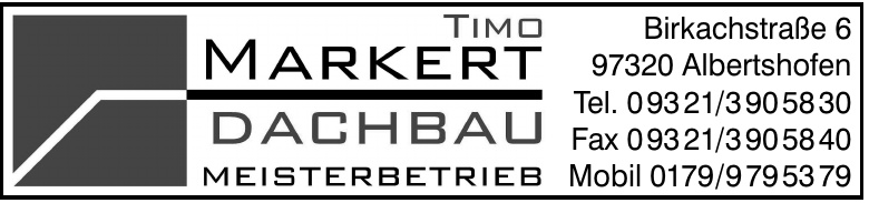 Timo Markert Dachbau Meisterbetrieb Timo Markert Dachbau Meisterbetrieb