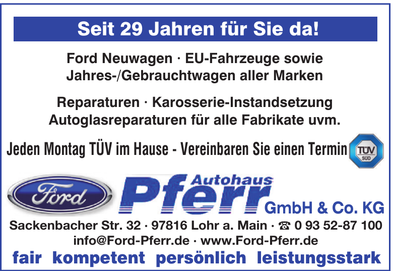 Autohaus Pferr GmbH & Co. KG Autohaus Pferr GmbH & Co. KG