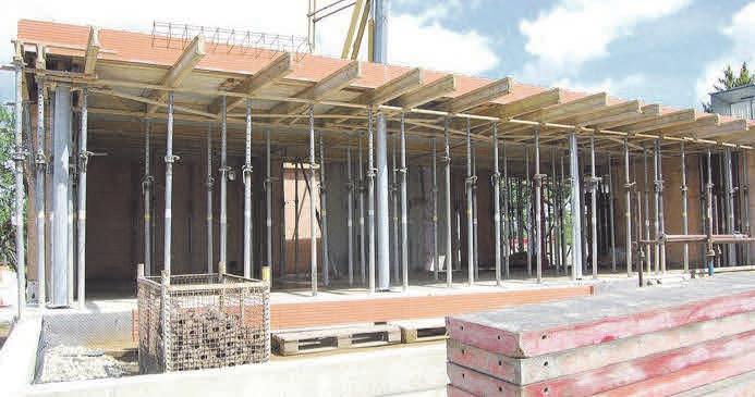 So sieht der Rohbau eines Gewerbebaus aus. FOTO: BAUUNTERNEHMEN DILLNER So sieht der Rohbau eines Gewerbebaus aus. FOTO: BAUUNTERNEHMEN DILLNER