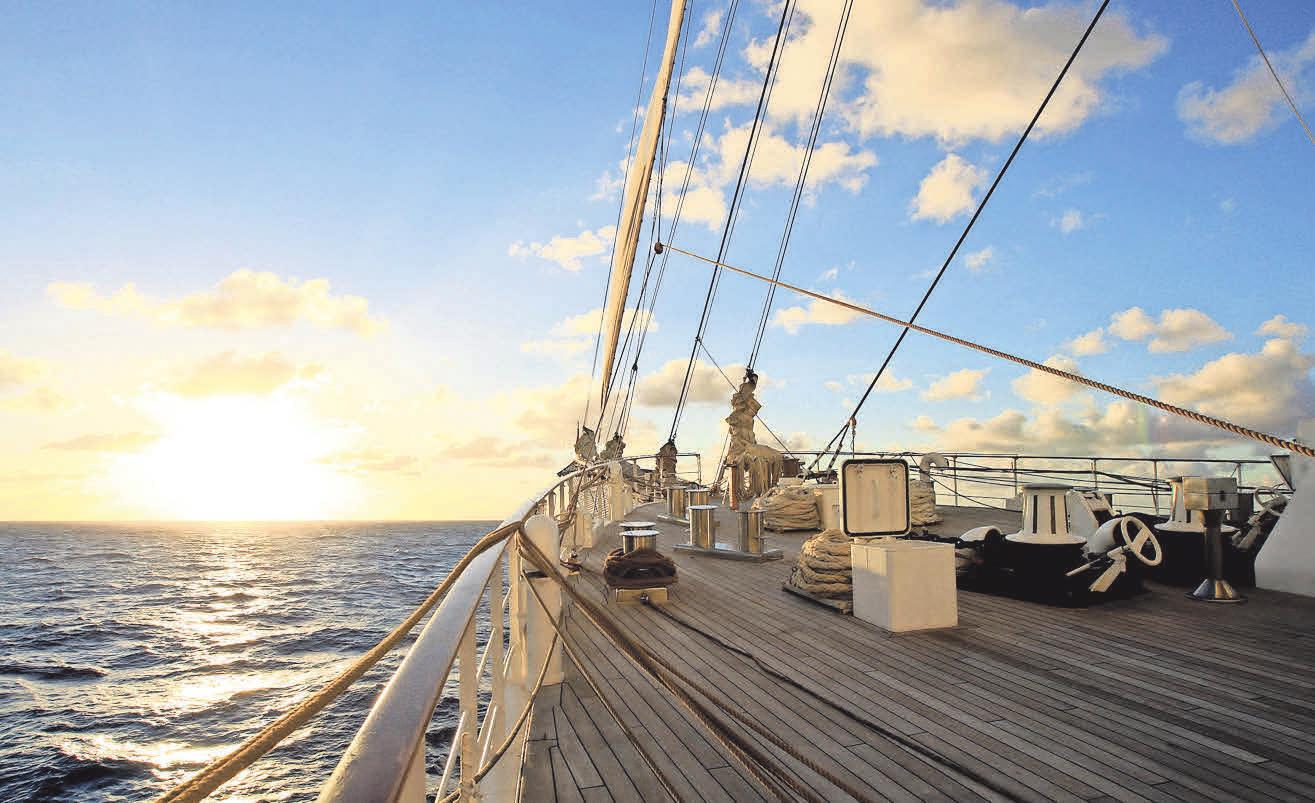 Die wunderschönen Segelschiffe von Sea Cloud Cruises verbinden Segelleidenschaft mit der Atmosphäre einer Privatyacht. Foto: Sea Cloud Cruises Die wunderschönen Segelschiffe von Sea Cloud Cruises verbinden Segelleidenschaft mit der Atmosphäre einer Privatyacht. Foto: Sea Cloud Cruises