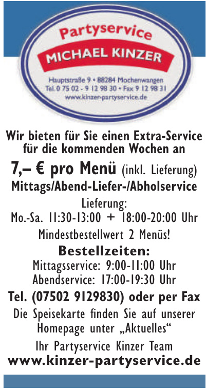 Partyservice Kinzer Partyservice Kinzer