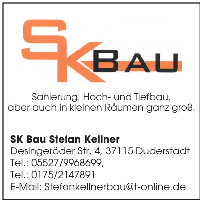 SK Bau Stefan Kellner SK Bau Stefan Kellner