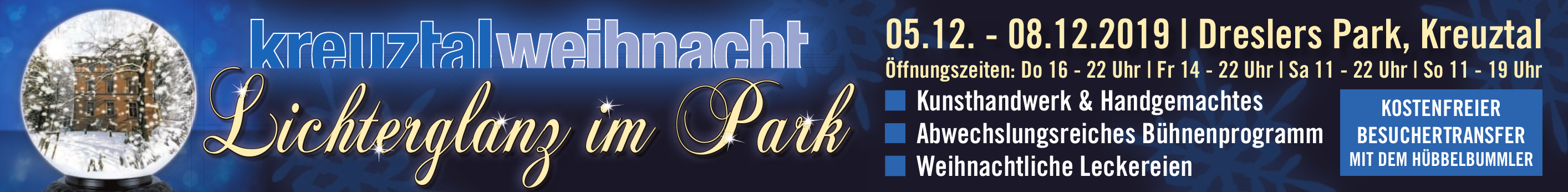 Kreuztal lädt ein zum „Lichterglanz im Park“ Image 1 Kreuztal lädt ein zum „Lichterglanz im Park“ Image 1
