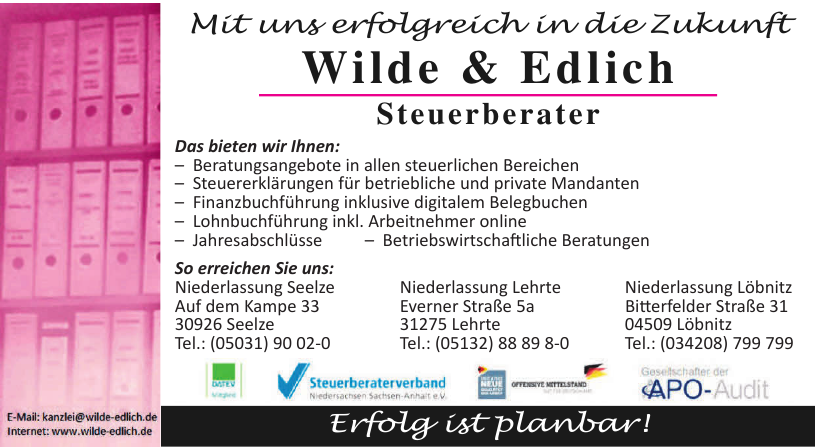 Wilde & Edlich Wilde & Edlich