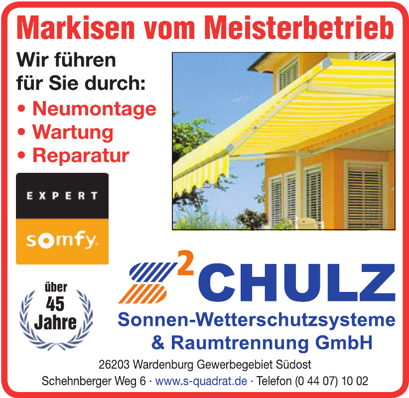 Chulz Sonnen-Wetterschutzsysteme & Raumtrennung GmbH