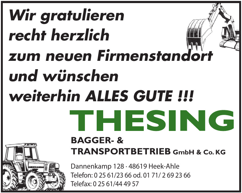 Thesing Bagger- & Transportbetrieb GmbH & Co. KG