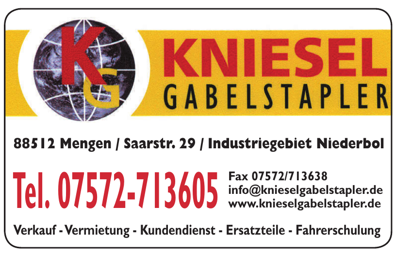 Kniesel Gabelstapler Kniesel Gabelstapler