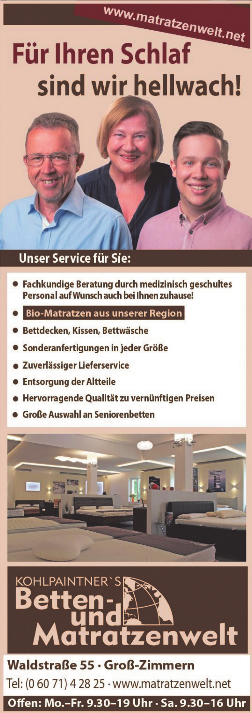 Kohlpaintner´s Betten- und Matratzenwelt