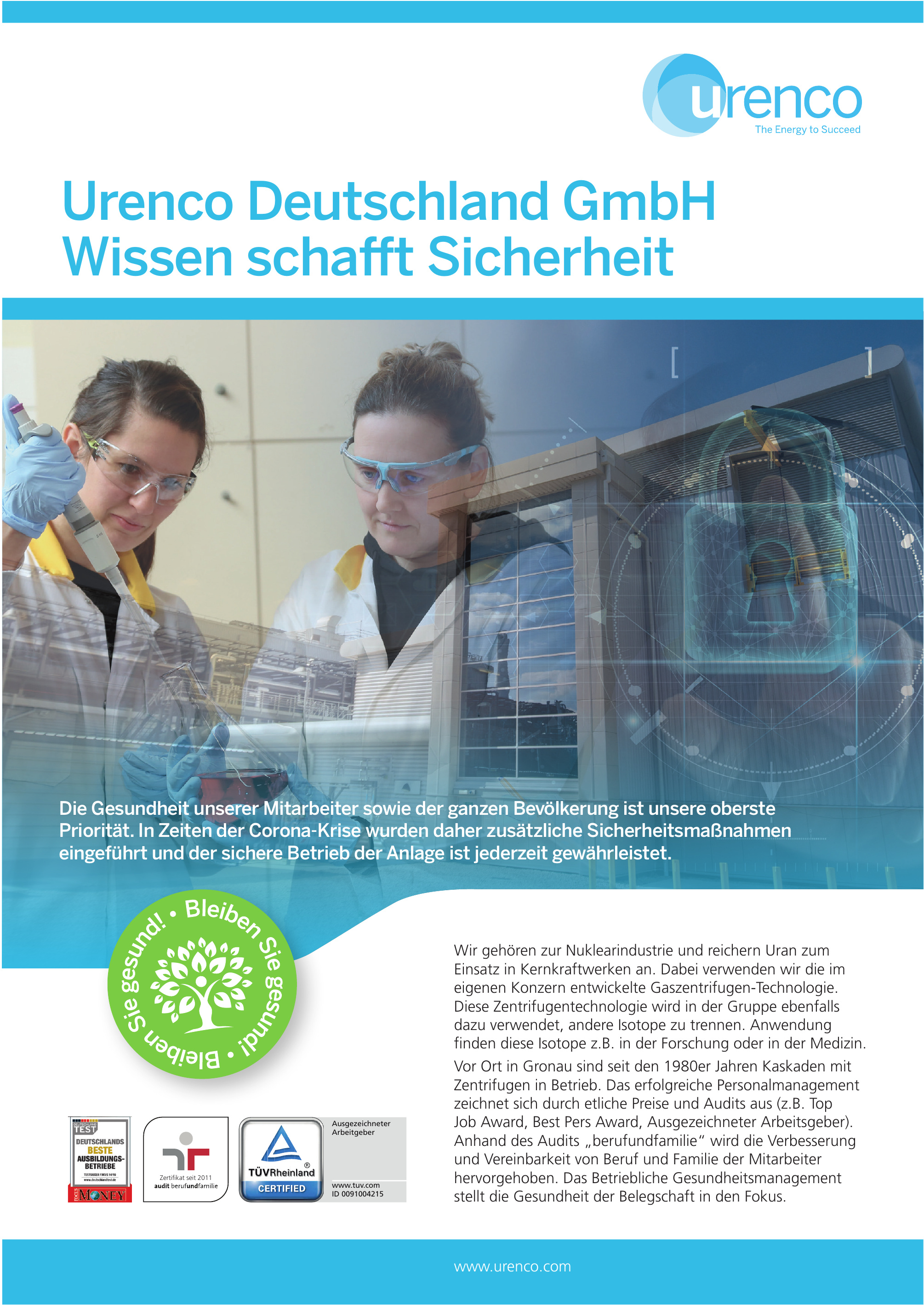 Urenco Deutschland GmbH Urenco Deutschland GmbH