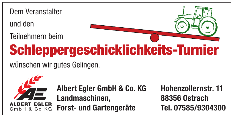 Albert Egler GmbH & Co KG Albert Egler GmbH & Co KG