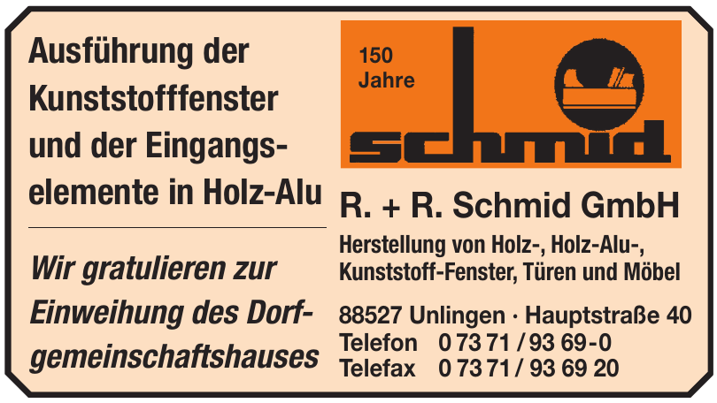R. + R. Schmid GmbH R. + R. Schmid GmbH